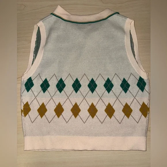 Sage & Oak Argyle Sweater - Picture 2 of 4